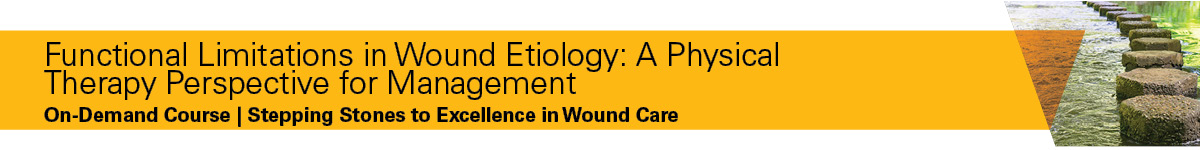 Functional limitations in wound etiology: A physical therapy perspective for management Banner